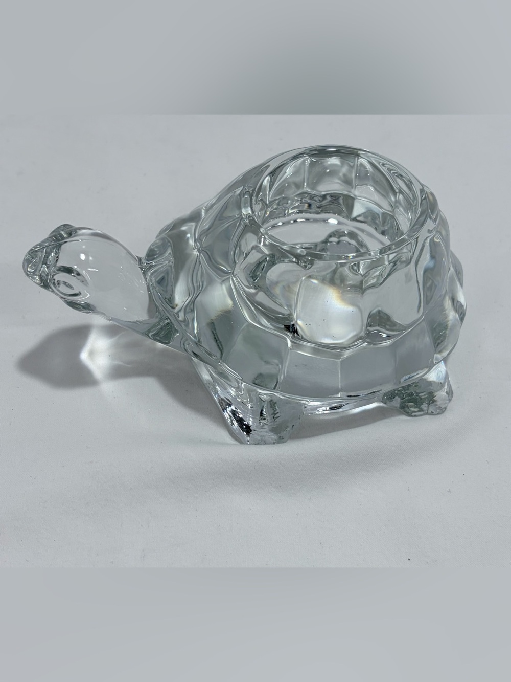 Glass Turtle Tealight Holder - Home Accents